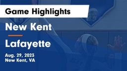 New Kent  vs Lafayette  Game Highlights - Aug. 29, 2023