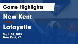 New Kent  vs Lafayette  Game Highlights - Sept. 28, 2023