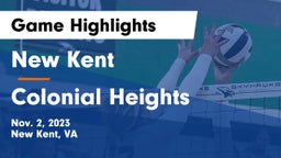 New Kent  vs Colonial Heights  Game Highlights - Nov. 2, 2023