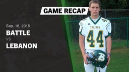 Recap: Battle  vs. Lebanon  2015