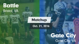Matchup: Battle  vs. Gate City  2016