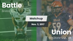 Matchup: Battle  vs. Union  2017