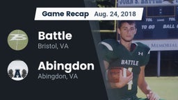 Recap: Battle  vs. Abingdon  2018