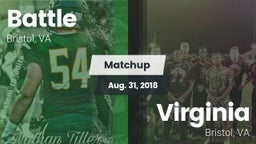 Matchup: Battle  vs. Virginia  2018