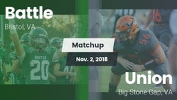 Matchup: Battle  vs. Union  2018