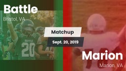 Matchup: Battle  vs. Marion  2019
