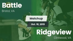 Matchup: Battle  vs. Ridgeview  2019