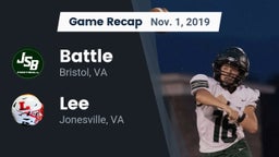 Recap: Battle  vs. Lee  2019