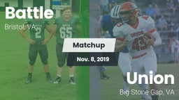 Matchup: Battle  vs. Union  2019