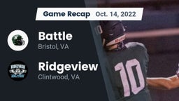 Recap: Battle  vs. Ridgeview  2022