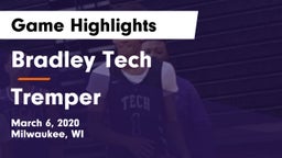 Bradley Tech  vs Tremper Game Highlights - March 6, 2020