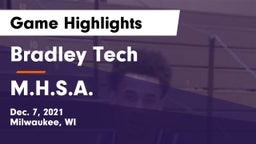 Bradley Tech  vs M.H.S.A. Game Highlights - Dec. 7, 2021