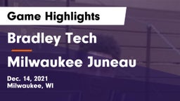 Bradley Tech  vs Milwaukee Juneau  Game Highlights - Dec. 14, 2021