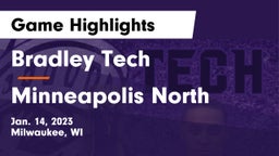 Bradley Tech  vs Minneapolis North  Game Highlights - Jan. 14, 2023