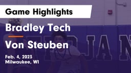 Bradley Tech  vs Von Steuben Game Highlights - Feb. 4, 2023