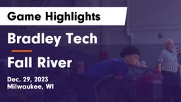 Bradley Tech  vs Fall River  Game Highlights - Dec. 29, 2023