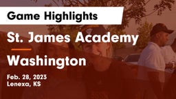 St. James Academy  vs Washington  Game Highlights - Feb. 28, 2023