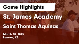 St. James Academy  vs Saint Thomas Aquinas  Game Highlights - March 10, 2023
