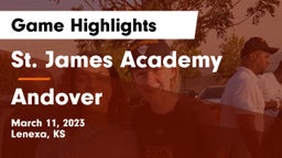St. James Academy  vs Andover  Game Highlights - March 11, 2023