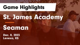 St. James Academy  vs Seaman  Game Highlights - Dec. 8, 2023