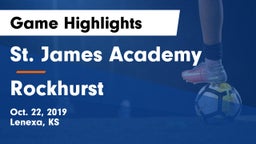 St. James Academy  vs Rockhurst  Game Highlights - Oct. 22, 2019