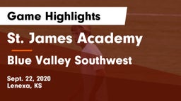 St. James Academy  vs Blue Valley Southwest  Game Highlights - Sept. 22, 2020