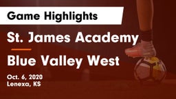 St. James Academy  vs Blue Valley West  Game Highlights - Oct. 6, 2020