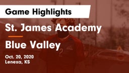 St. James Academy  vs Blue Valley  Game Highlights - Oct. 20, 2020
