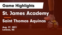 St. James Academy  vs Saint Thomas Aquinas  Game Highlights - Aug. 27, 2021