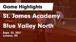 St. James Academy  vs Blue Valley North  Game Highlights - Sept. 23, 2021