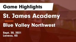 St. James Academy  vs Blue Valley Northwest  Game Highlights - Sept. 30, 2021
