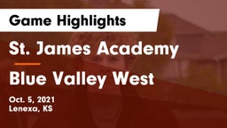 St. James Academy  vs Blue Valley West  Game Highlights - Oct. 5, 2021