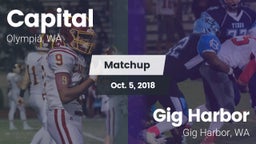 Matchup: Capital  vs. Gig Harbor  2018