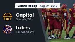 Recap: Capital  vs. Lakes  2018
