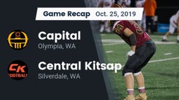 Recap: Capital  vs. Central Kitsap  2019