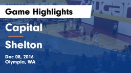 Capital  vs Shelton  Game Highlights - Dec 08, 2016