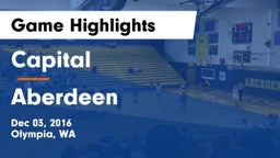 Capital  vs Aberdeen  Game Highlights - Dec 03, 2016