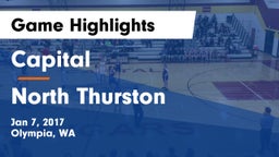 Capital  vs North Thurston  Game Highlights - Jan 7, 2017