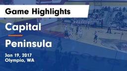 Capital  vs Peninsula  Game Highlights - Jan 19, 2017