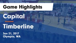 Capital  vs Timberline  Game Highlights - Jan 21, 2017