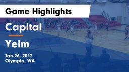 Capital  vs Yelm  Game Highlights - Jan 26, 2017