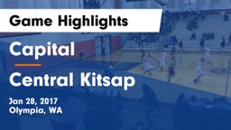 Capital  vs Central Kitsap  Game Highlights - Jan 28, 2017