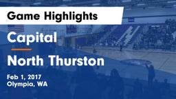 Capital  vs North Thurston  Game Highlights - Feb 1, 2017