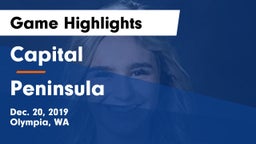 Capital  vs Peninsula  Game Highlights - Dec. 20, 2019