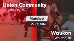 Matchup: Union Community vs. Waukon  2016