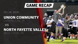 Recap: Union Community  vs. North Fayette Valley 2016