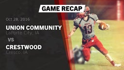 Recap: Union Community  vs. Crestwood  2016