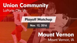Matchup: Union Community vs. Mount Vernon  2016