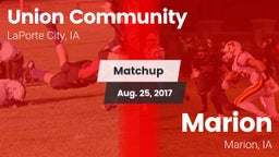 Matchup: Union Community vs. Marion  2017