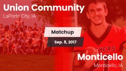 Matchup: Union Community vs. Monticello  2017